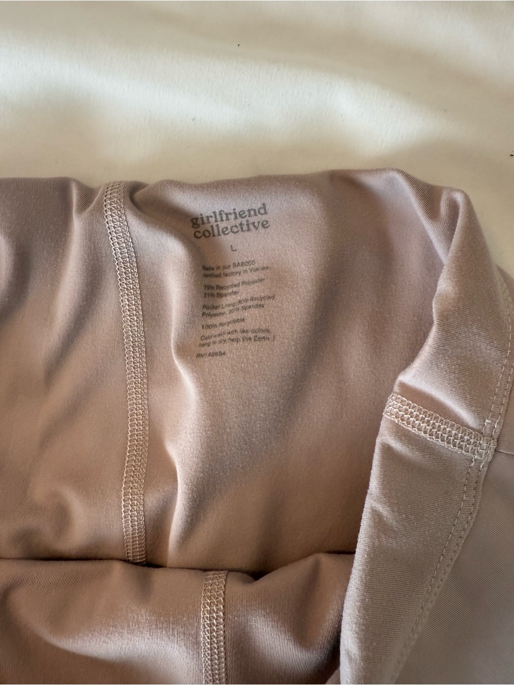 girlfriend collective Soft Mauve skort